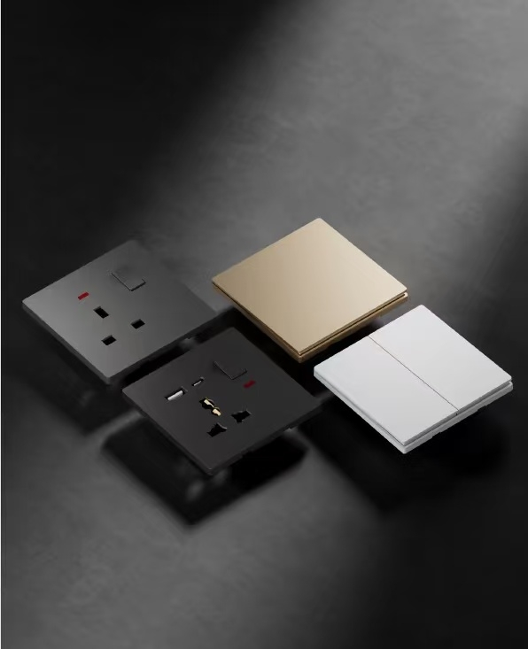 Slim wall switch